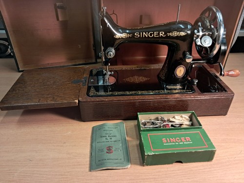Singer 99k hand crank - singer, sewing