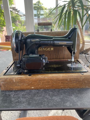 Vintage hand crank singer - vintage,