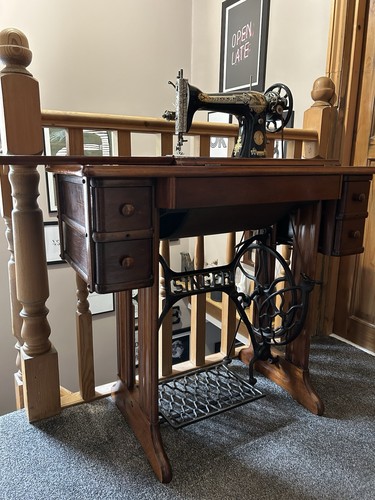 Antique singer sewing - antique,