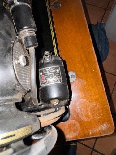 Vintage electric treadle - vintage, electric/treadle