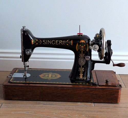 Singer hand crank sewing - singer,
