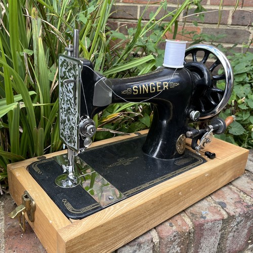 1906 singer 28k hand crank - -,