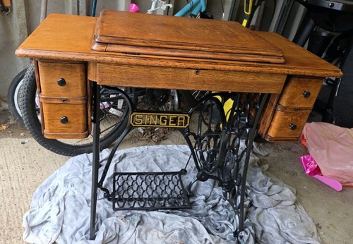 Antique singer treadle - singer, sewing