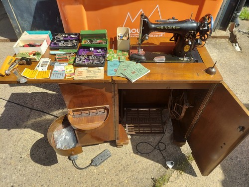 Singer vintage electric sewing - singer,