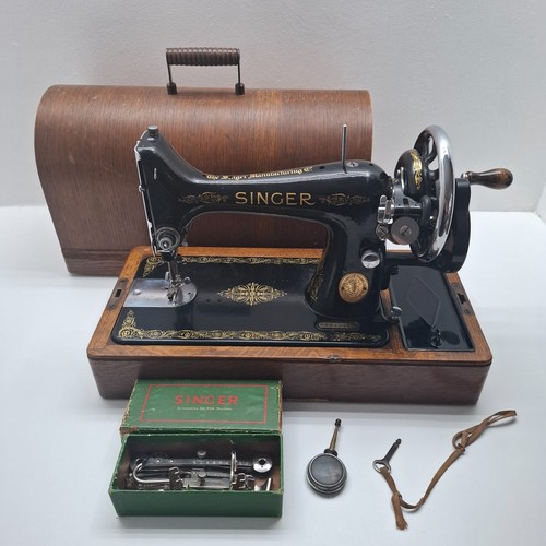 Singer sewing machine hand - sewing,