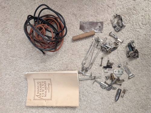 Vintage singer sewing machine - vintage,