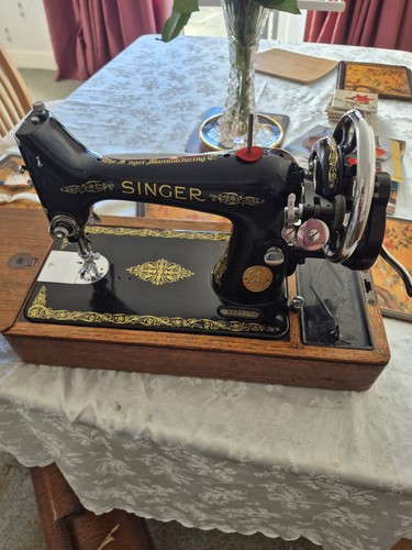 Vintage singer sewing - sewing, machine